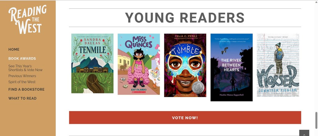 Shortlisted for Reading the West&nbsp;Award!